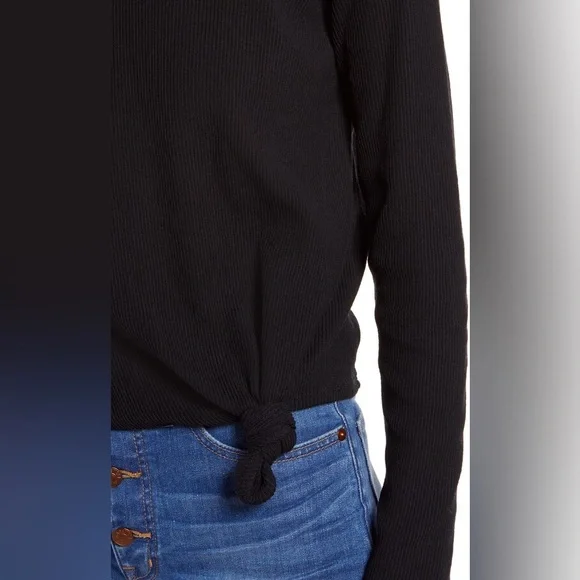 Madewell Elwood Knot Front Top - Picture 4 of 16